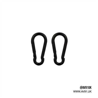 Black Carabiner Attachment | Pair