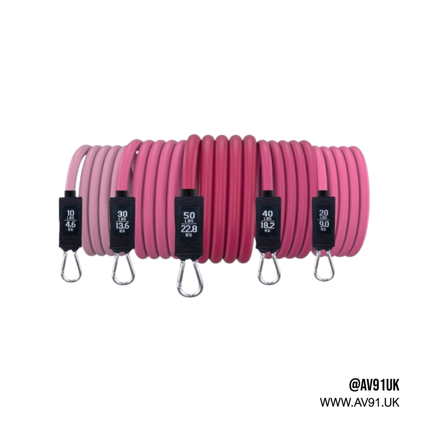Pink Resistance Bands